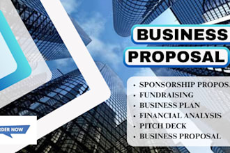 design a pro sponsorship deck or sponsorship proposal