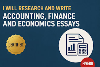 research and write exquisite accounting, finance and economics essays