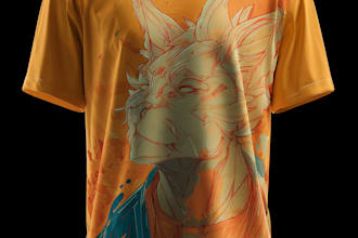 design an awesome t shirt illustration