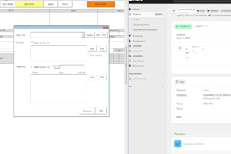 do order processing and webstore inventory, product posting