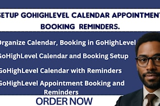 setup gohighlevel calendar, appointment booking, reminders