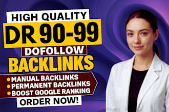 build dr 90 backlinks strategy for google geo and ai seo ranking