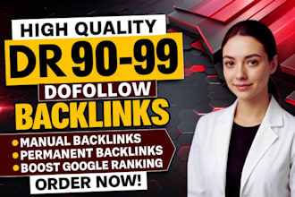 build dr 90 backlinks strategy for google geo and ai seo ranking