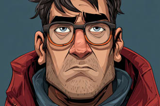 draw 2d game character illustration