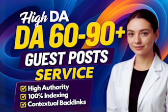 build da 90 dofollow permanent seo backlinks for google ranking