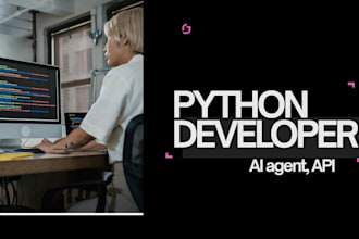 develop and integrate apis using python fast API flask