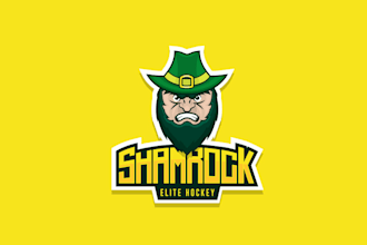 design high quality awesome hockey team logo