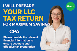 prepare your llc tax return for maximum savings as a CPA