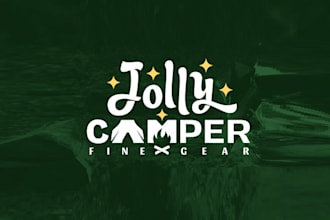 design beautiful unique logo for camping products