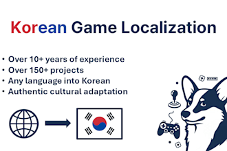 localize your video game from any language to korean