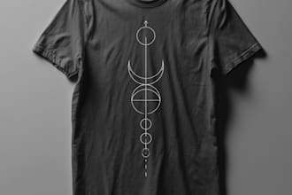 do minimalist typography t shirt design