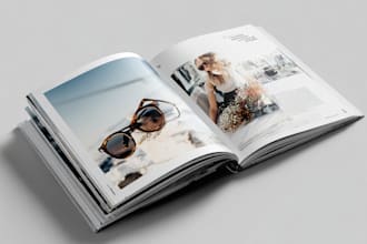 do an product catalog, catalogue, brochure, magazine layout