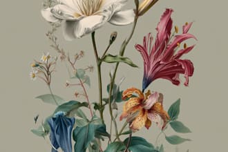 do an botanical illustration of plants
