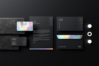 design professional, stylish business card