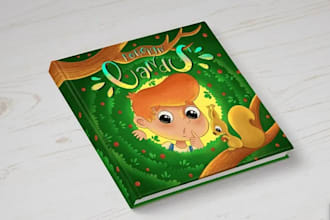 design a professional kids storybook cover