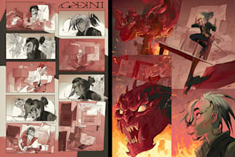 design characters and comic books