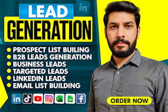 b2b lead generation and build prospect email list