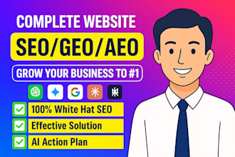 do monthly SEO, GEO, aeo, and local off page optimization