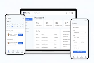 design an employee shift planner with scheduling  attendance tracking,