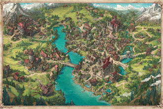 draw a custom map for fantasy