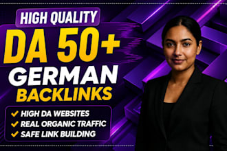 provide high quality da 50 german backlinks for google de seo ranking