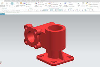 do 3d modeling and 2d drafting of mechanical parts in siemens nx or autocad