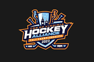 design stick tapping elevate youth hockey logo