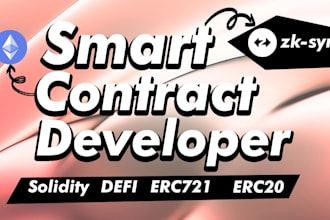 be your smart contract, web3, solidity developer