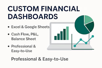 create a financial dashboard in excel or google sheets