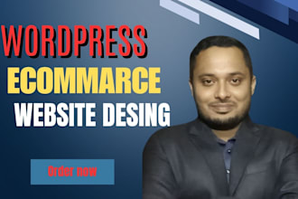 do wordpress website, create ecommerce website, design