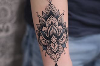 create unique and custom tattoo design