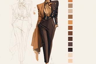 illustrate designs and ideas for your fashion business