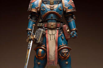 design warhammer 40k character and creature