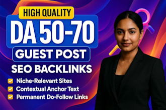 provide da 50 to 70 dofollow seo backlinks
