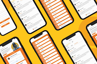 create UI design for mobile app or website ui ux design