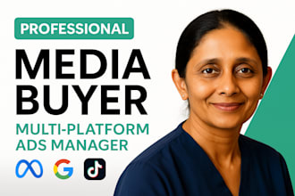be media buyer for facebook, instagram and tiktok ads