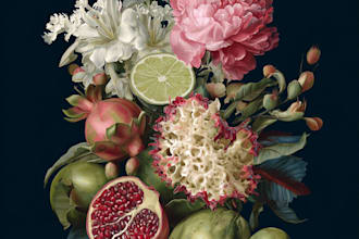 create amazing botanical illustration