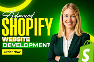 help build responsive modern ecommerce shopify website, dropshipping store