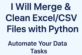 merge your excel CSV files and create professional plots with python
