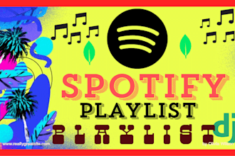 promote your spotify techno music ,formal playlist curators