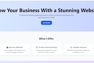 build professional and responsive websites with latest tech