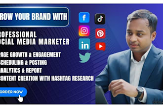be your professional social media manager for all platforms
