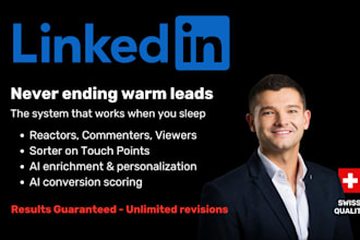 build linkedin warm lead gen ai system