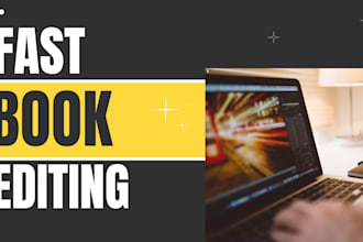 be your typer and proofread your book, ebook, or novel