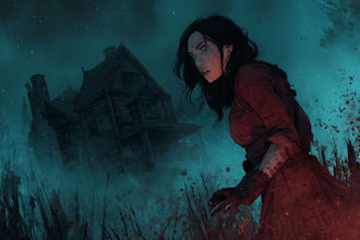 draw horror character art