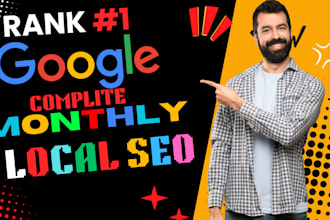 provide monthly local SEO service for your local business