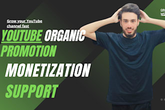 do organic youtube video promotion and channel marketing