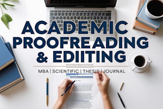 do expert editing for MBA dissertations, scientific manuscripts, academic papers