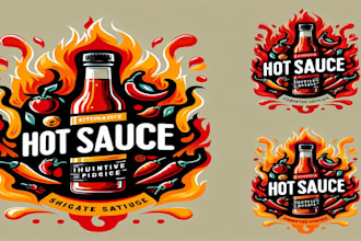 design best hot sauce sufficiently funky logo