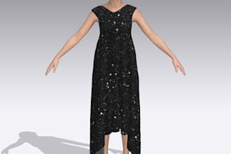 create 3d fashion garments in clo 3d texturing and animation